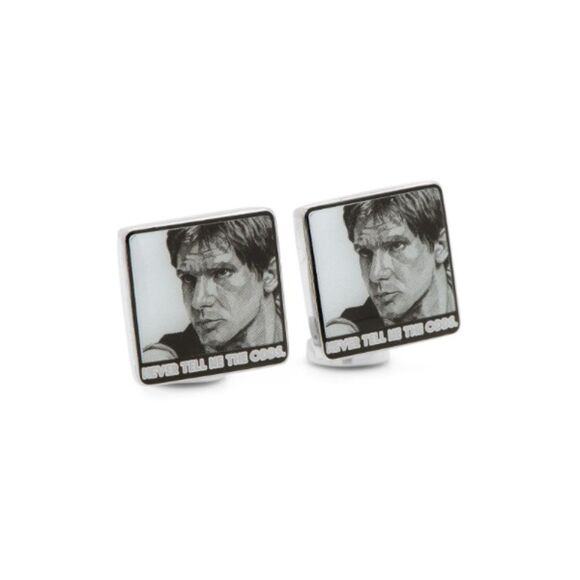 Star Wars Other - Star Wars Han Solo "Never Tell Me The Odds" Cufflinks — Officially Licensed